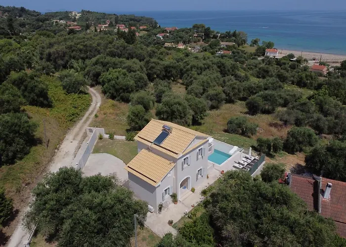 빌라 Sea View Private Pool Astrakeri